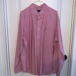 Polo Mens Pink/Red Shirt
